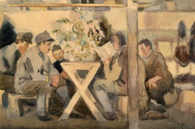 Jindřich Vlček, Noël au camp de Berezovka, 1916