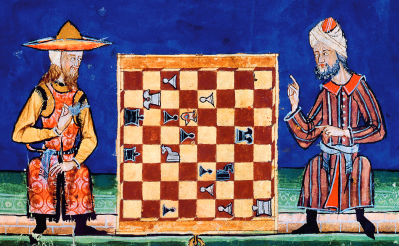 Partie d’échecs entre un juif et un musulman, El Libro de los Juegos,
