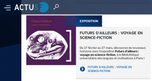 ActuSF, Futurs d'ailleurs : voyage en science fiction.