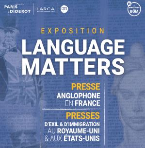 Affiche de l'exposition Language Matters