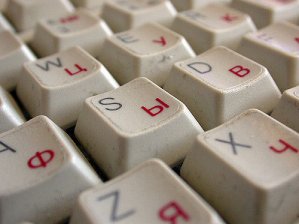 Eve's Soviet-era keyboard