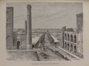 Samarkand vue de la place Righistan